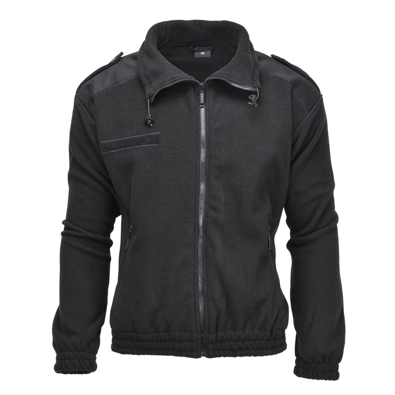 Mil-Tec Ejército Faneque de vellón Jacket de clima frío Sweater Sweater Negro
