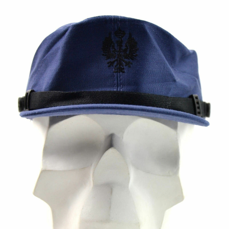 Española original de visera española Capa del ejército del ejército de la armada de pico azul