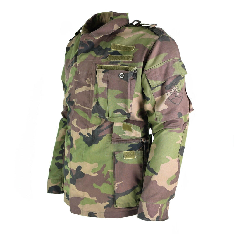 Chaqueta de campo del ejército eslovaco vintage original M97 Eslovaquia Combate militar BDU