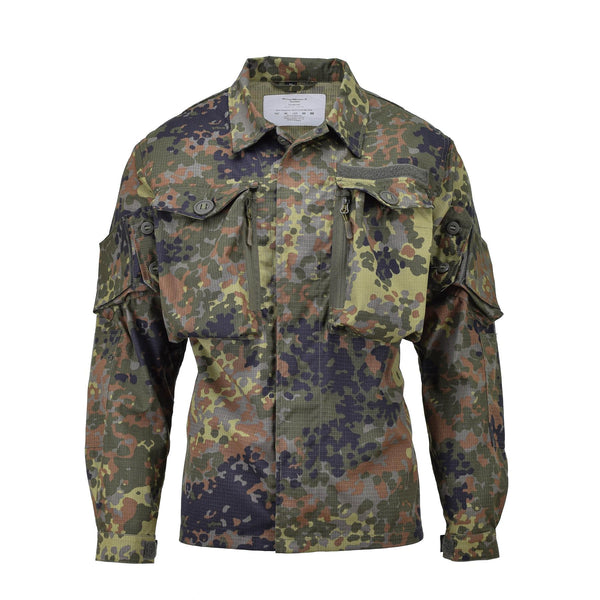 Tacgear Brand German Military Field Jacket Commando Tropas Flecktarn Camo