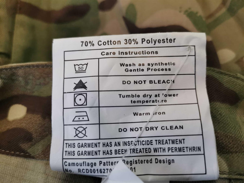 Pantalones del ejército británico genuino Combate Militar MTP Cargo Pantalones templados Nuevos