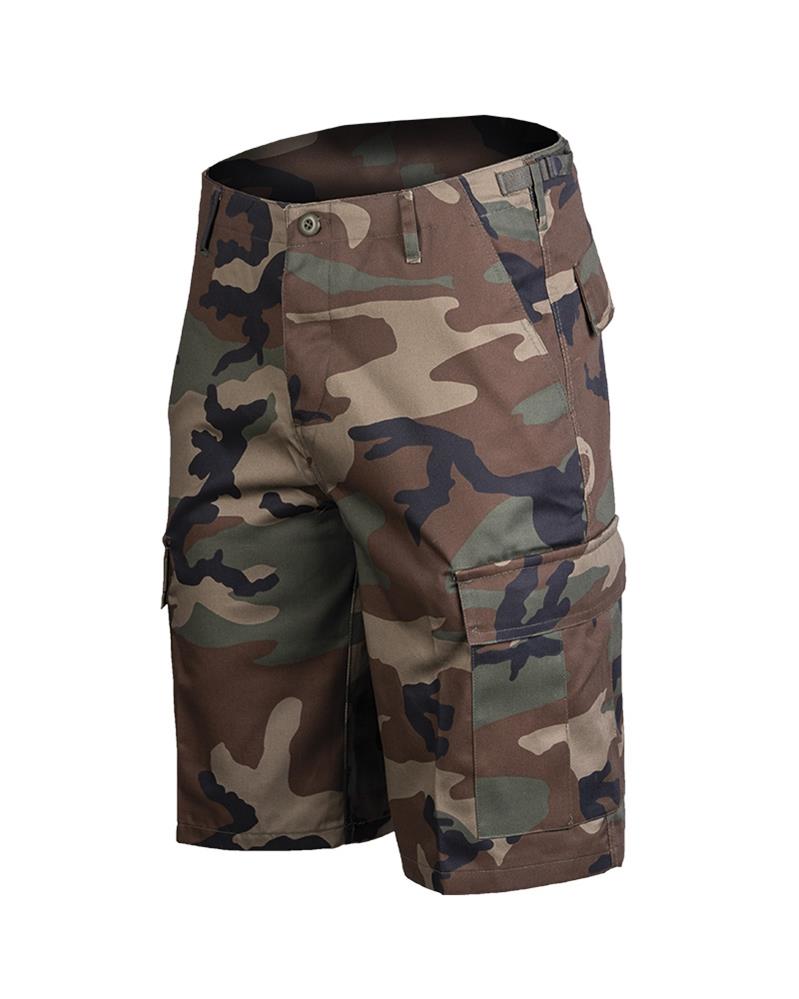 Mil-Tec Brand Militar Military Woodland Camuflage Bermuda Cargo Bdu Army Shorts