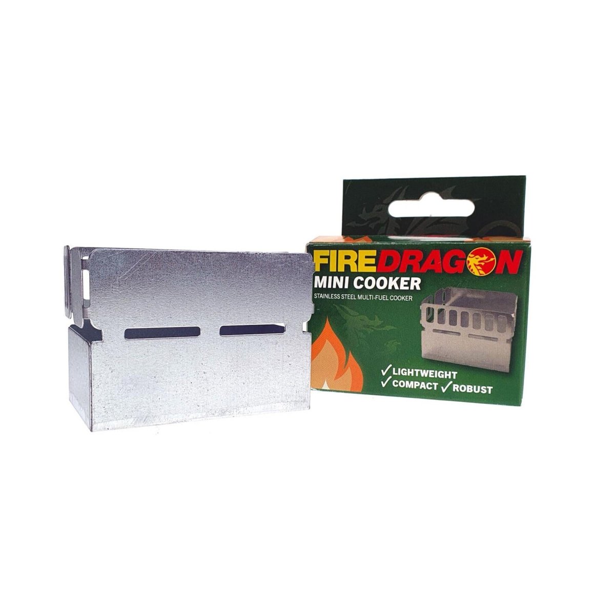 BCB FireDragon Mini Cooker MK2 estufa de senderismo para acampar de aluminio robusta para exteriores