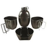 BCB MK1 4 Parte Unidad de cocina cruzada Militar aprobado Kit de desorden de acero al aire libre