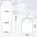 BCB Oren 35 saco de dormir de invierno adulto clima frío camping al aire libre -14°C Naranja