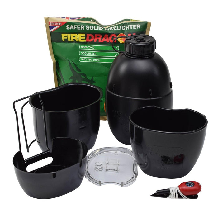 BCB The Crusader sistema de cocina juego de estufa de aluminio cantimplora cocina de camping - GoMilitar