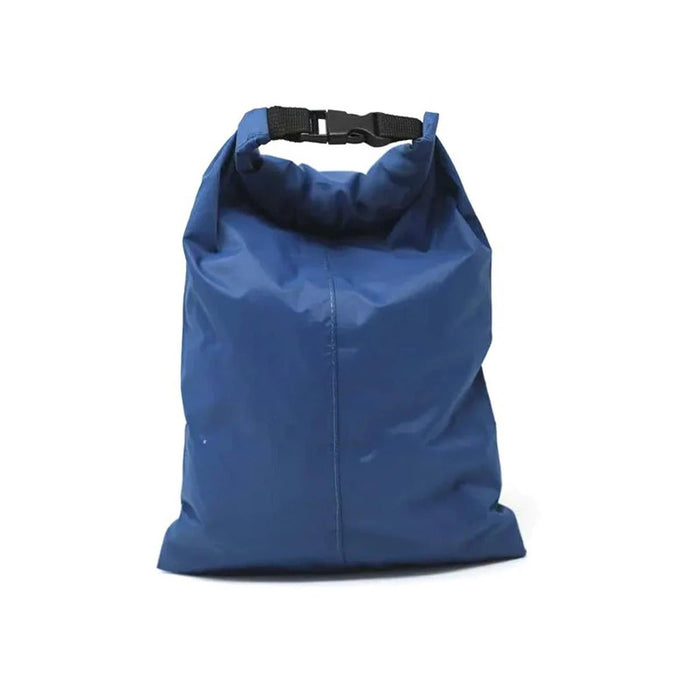 Bolsa seca impermeable duradera ultraligera de color azul marino con cierre enrollable, capacidad de 4 litros para uso exterior y militar.