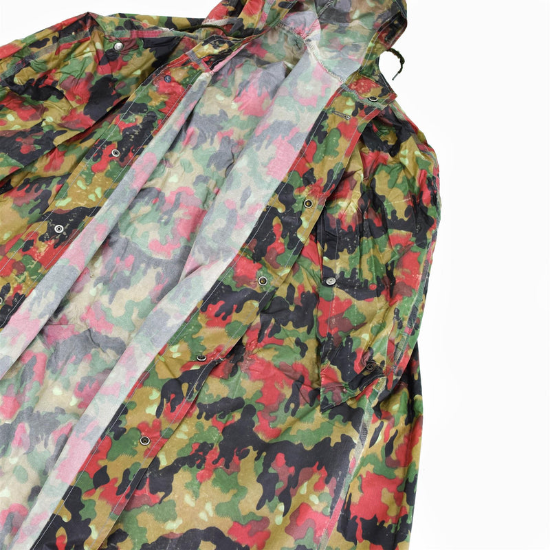 Tropas originales del ejército suizo CAMO Tactical Poncho Poncho Alpenflage Patrón
