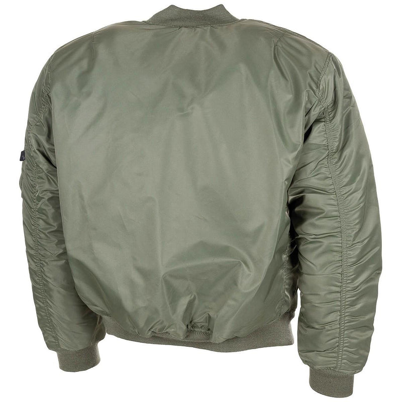 Estilo militar de EE. UU. MA1 Bomber Chaqueta Aérea Fuerzas Aéreas Tropas Aprole a prueba de viento Oliva caliente