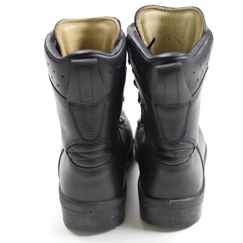 Zapatos de combate militar alemanes originales de cuero anti estático resistente al agua