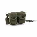 Original griego militar estilo M56 bolsa para granadas de mano excedente del ejército oliva