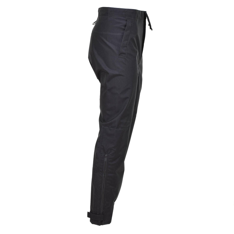 Pantalones de policía metropolitanos genuinos de la policía impermeable al aire libre Pantalones negros