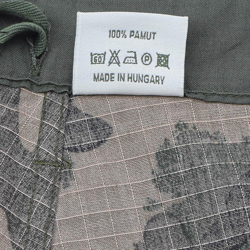 Pantalones de campo de verano militar húngaro original M1990 Woodland Camo Ripstop Nuevo
