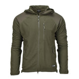 BLOCHL Brand Militar Military Fleece Chaqueta termal con capucha Oliva reforzada nueva