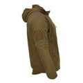 Marca Blochl Chaqueta estilo militar con capucha forro polar térmico reforzado coyote NUEVO