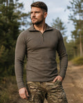 BLOCHL Brand Syle Military Jersey Wishs Termales de cuello alto.