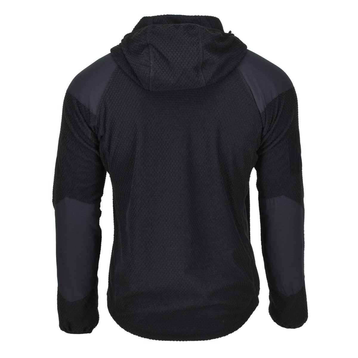 BLOCHL Brand Estilo militar Jacket térmica Flana Capilla reforzada negra nueva