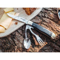 Boker Bon Appetite de bolsillo Set Cuchnope Spoon Spoon 440A de acero Mango de madera