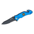 Boker Brand navaja de bolsillo plegable Air Force Rescue acero 440A mango de aluminio