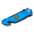 Boker Brand navaja de bolsillo plegable Air Force Rescue acero 440A mango de aluminio