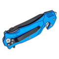 Boker Brand navaja de bolsillo plegable Air Force Rescue acero 440A mango de aluminio