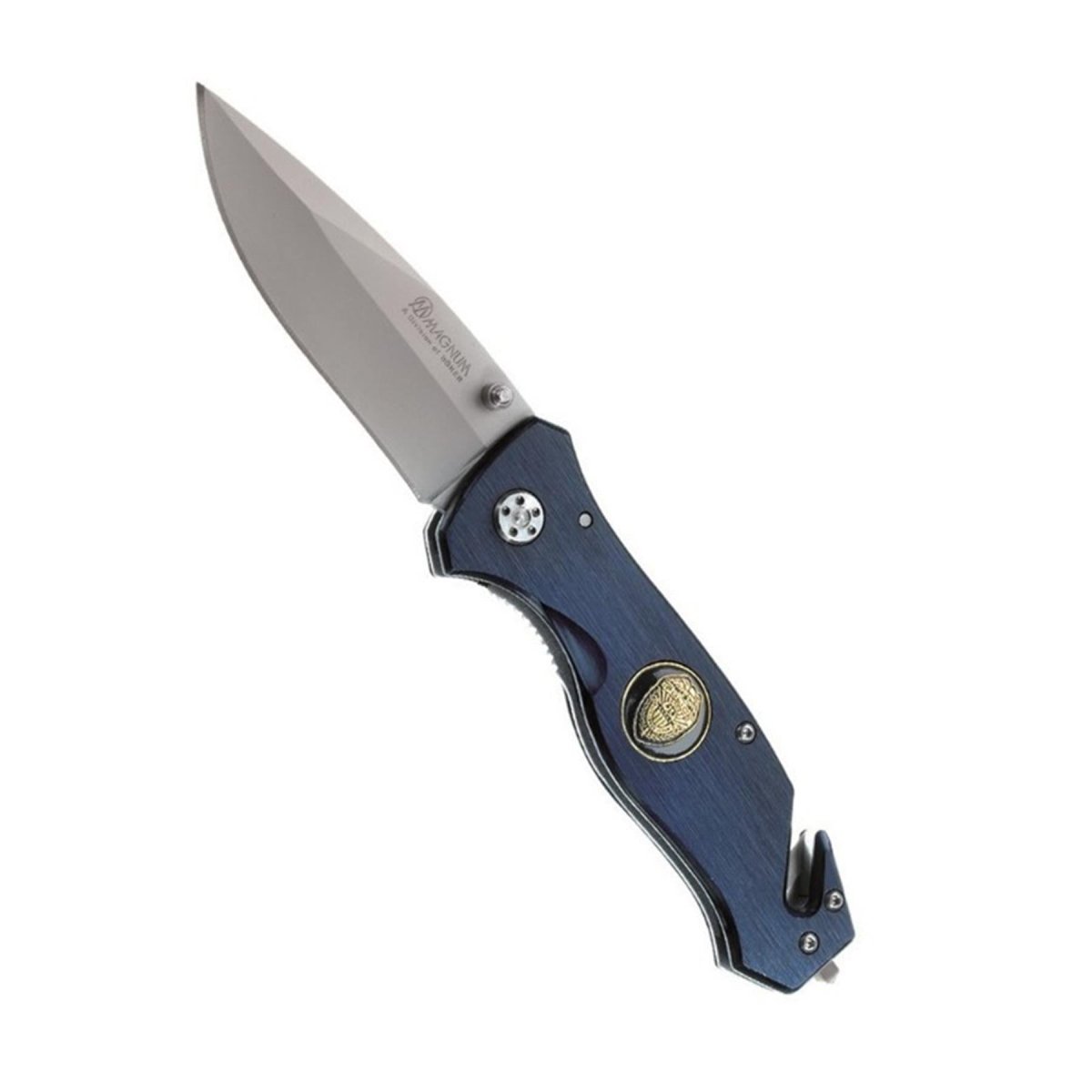 Boker Brand navaja de bolsillo plegable Law Enforcement acero inoxidable sin recubrimiento 440A