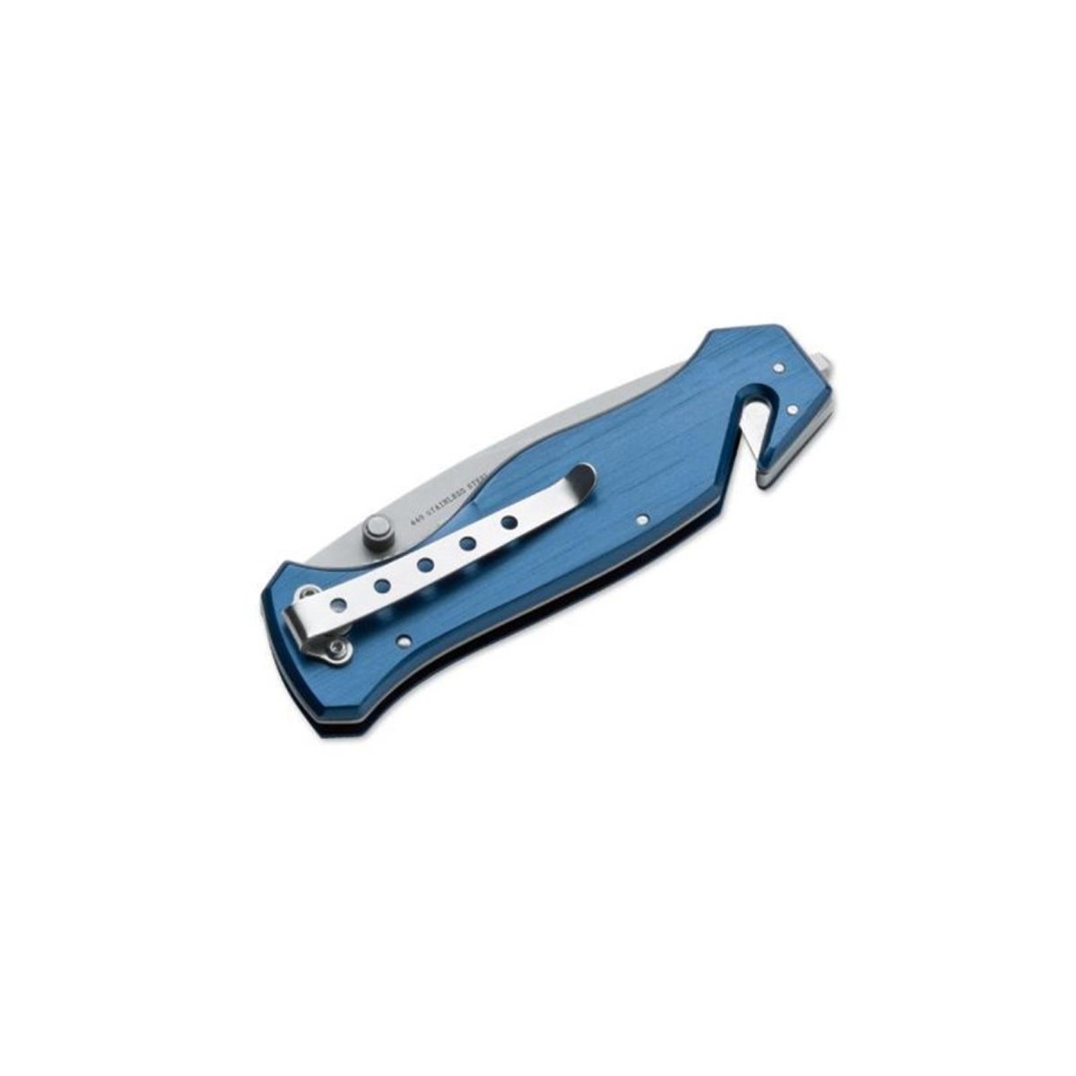 Boker Brand navaja de bolsillo plegable Law Enforcement acero inoxidable sin recubrimiento 440A