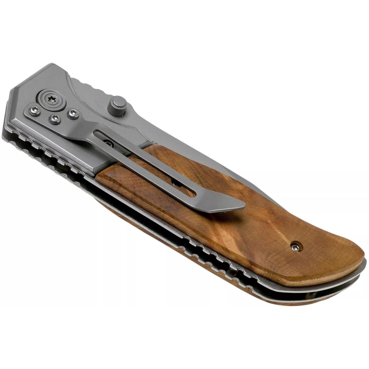 Boker Brand Forest Ranger navaja de bolsillo plegable mango de madera acero 7Cr17MoV