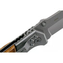 Boker Brand Forest Ranger pocket knife folding wooden handle 7Cr17MoV steel - GoMilitar