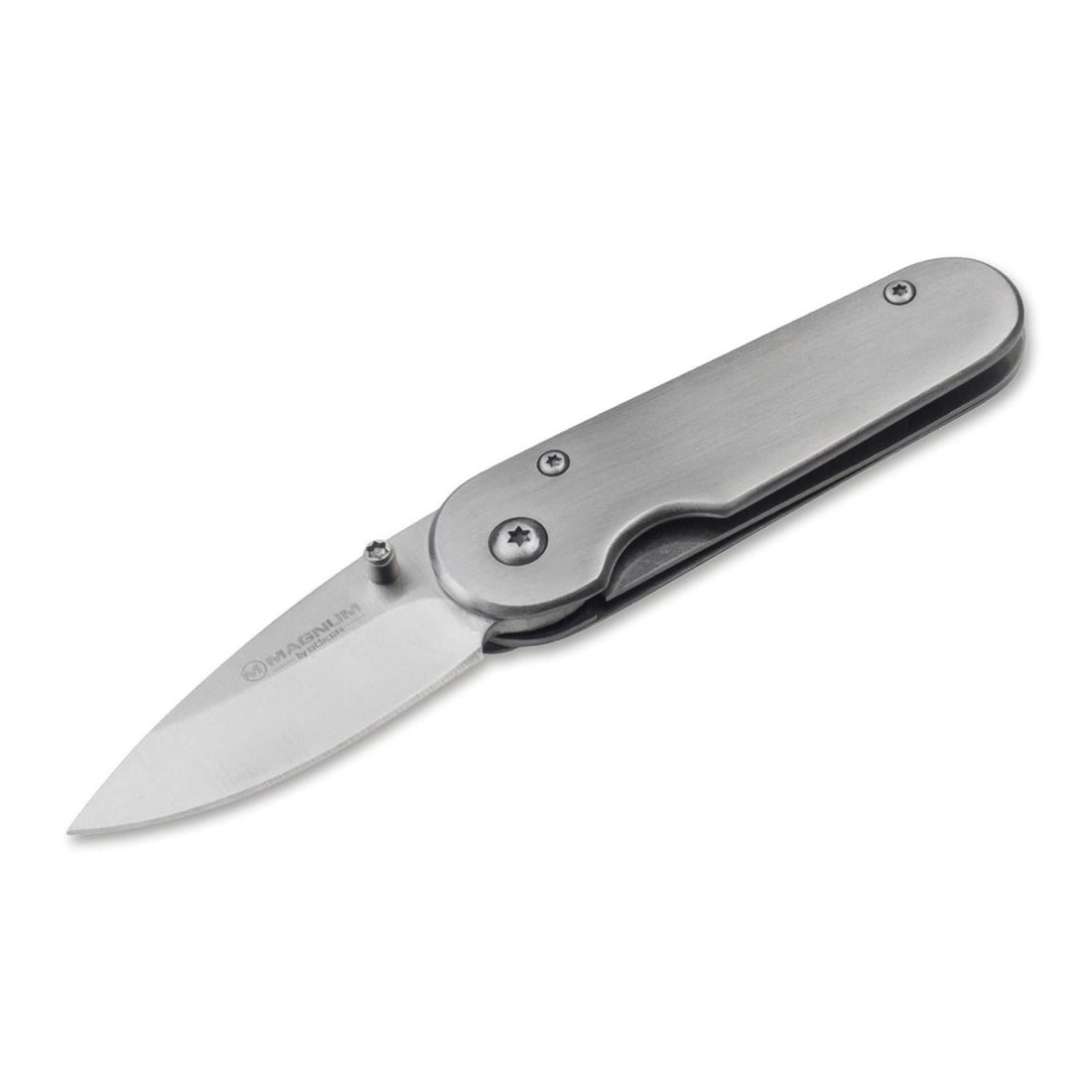 Navaja de bolsillo Marca BOKER Master Craftsman plegable acero inoxidable sin recubrimiento 440A