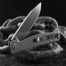 Boker Plus Atlas SW Navaja de bolsillo plegable Hoja 12C27 Mango de acero inoxidable