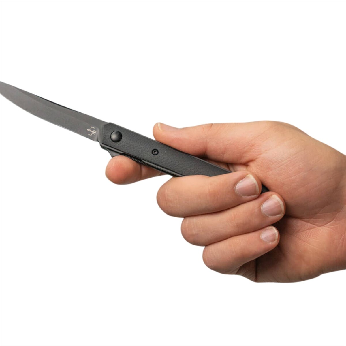 Boker Plus Kwaiken Air Mini navaja de bolsillo plegable hoja VG-10 mango G10 negro