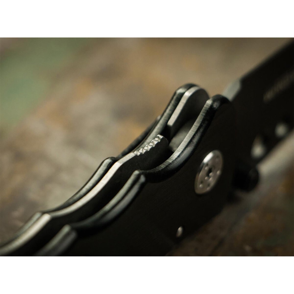 BOKER Special Forces Tanto navaja plegable acero 440A mango de aluminio negro