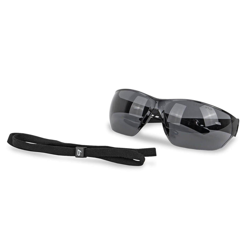 Bolle NESS Tactical Glasses Durable Black Frame Smoke Lens UV Protection - GoMilitar