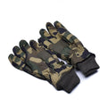 Guantes de thinsulados de marca Winter Woodland Flecktarn Oliva Camuflaje