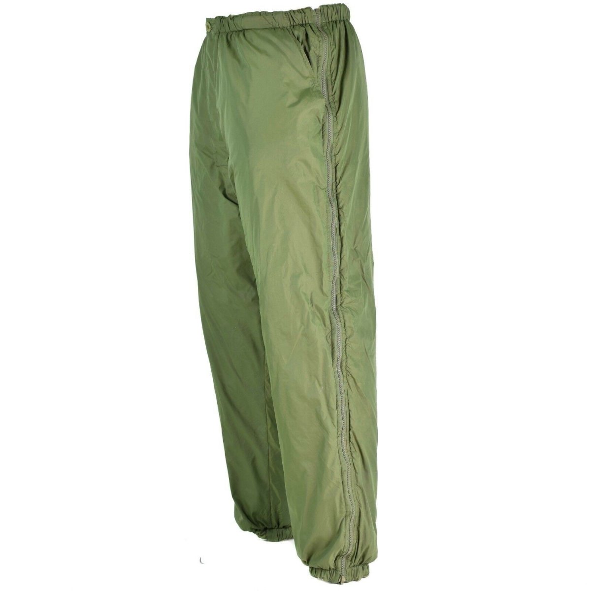 Pantalones reversibles del ejército británico pantalones de clima frío de color verde frío térmico