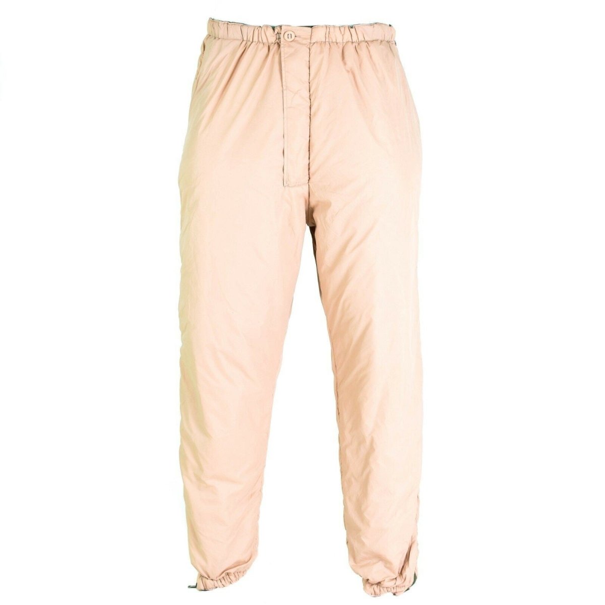 Pantalones reversibles del ejército británico pantalones de clima frío de color verde frío térmico