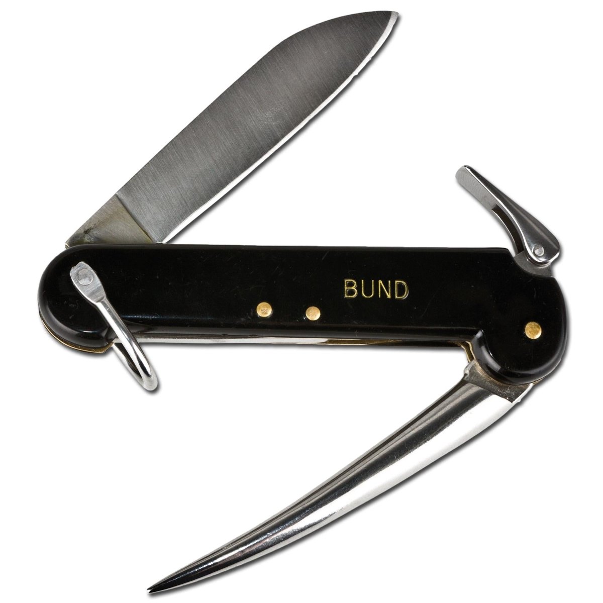 BW Cuchillo marinero del ejército alemán. Bordmesser alemán Sailor Navy Knife Marlinspike
