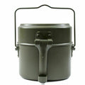 BW Alemania Estilo del ejército kit de desorden de aluminio jugador de bolos militar de aluminio 3 piezas kit repro