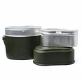 BW Alemania Estilo del ejército kit de desorden de aluminio jugador de bolos militar de aluminio 3 piezas kit repro