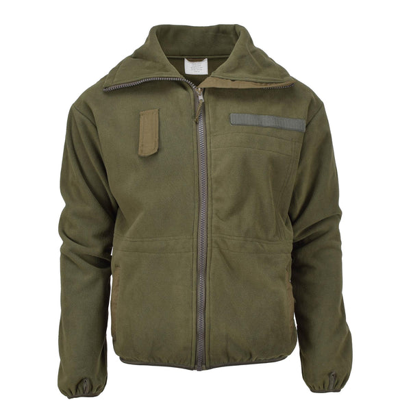BLOCHL Brand Austriaca Militar Military Chaqueta de vellón High Full Zip Aprendible