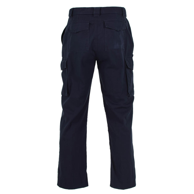 Pantalones de policía británicos genuinos Pantalones de uniformes azul