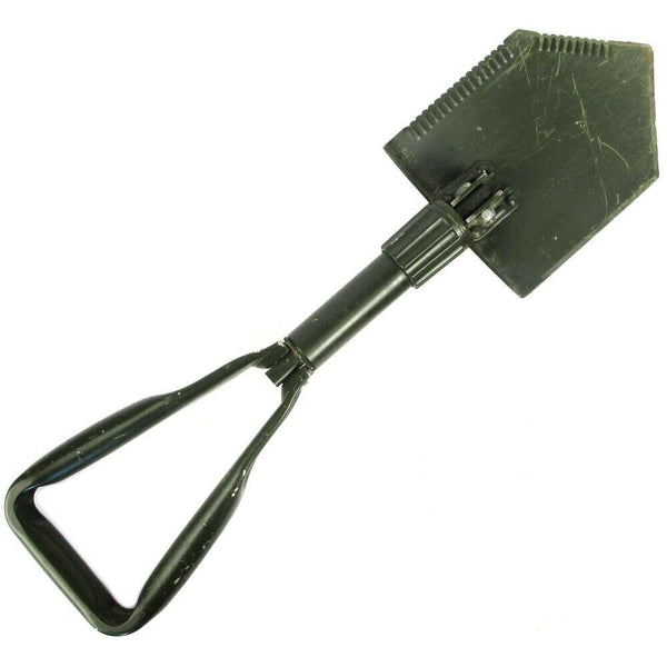 Chovela de plegado del ejército de BW alemán original. Survival Spade verde al aire libre