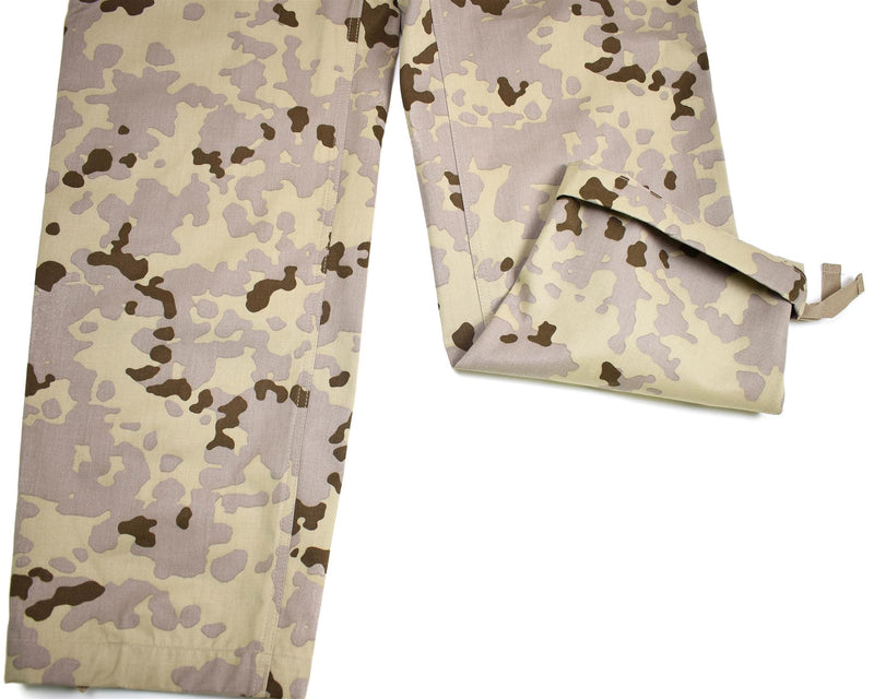 Genuino emisión del ejército alemán Pantalones de camuflaje de camuflaje de camuflaje de campos de campo Tropical NUEVO