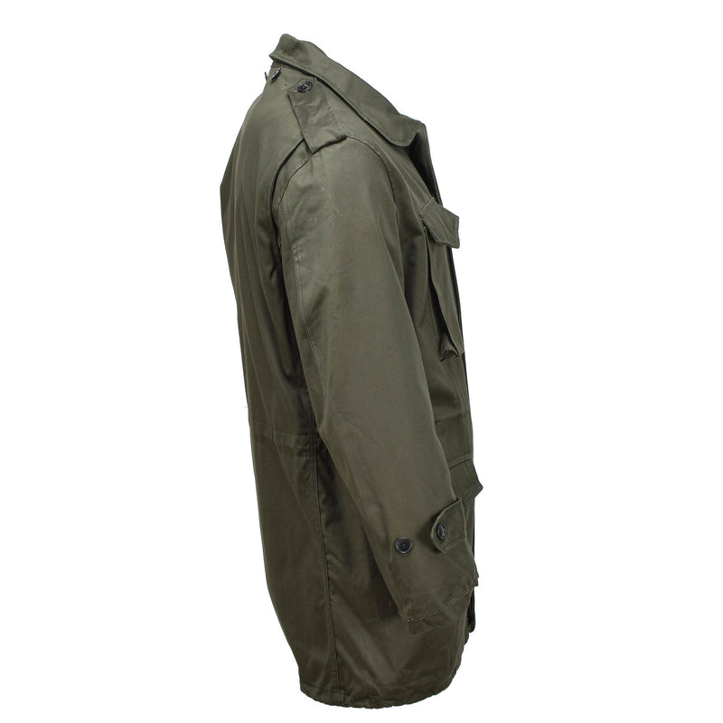 Jaqueta de uniforme de campo M65 de griego M65 original PARAPLUS Ejército de oliva parka nueva