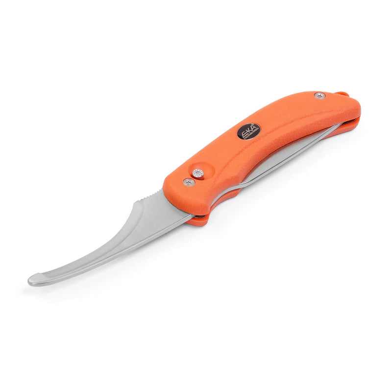 Cuchillo de pescador sueco de Eka G3 Guit Hook 59 Hrc de acero Blade Orange Proflex Many