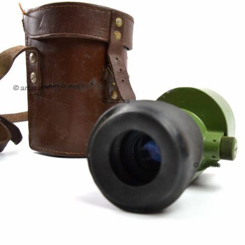 Herramienta de visión monocular del ejército yugoslavio en M59 original y estuche de cuero.