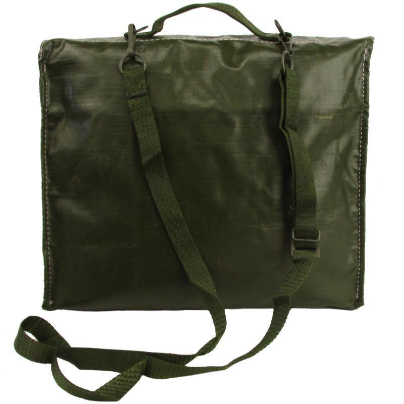 Original checo ejército checo m85 engranaje general vinil vinilo bolso de pan militar correa de hombro nuevo