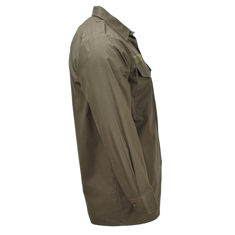 Servicio clásico de camisas de oliva de las fuerzas armadas militares originales