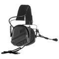 EARMOR M32X PLUS Protector auditivo electrónico ARC Rail Casco Auriculares Negro